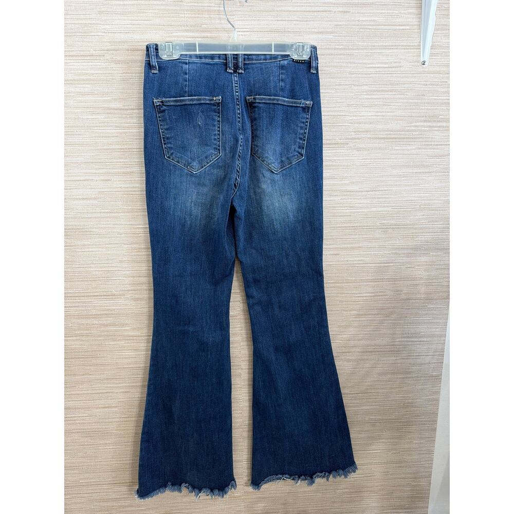 Risen Hi Waisted Flare Jeans women's size 5/27 - Picture 5 of 7
